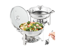 Conjunto De Aquecedores E Recipientes De Inox Para Catering E Eventos Tekmaquinas