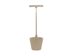Candeeiro de Mesa Poldina Reverso Led de Areia Recarregável e Regulável ZAFFERANO