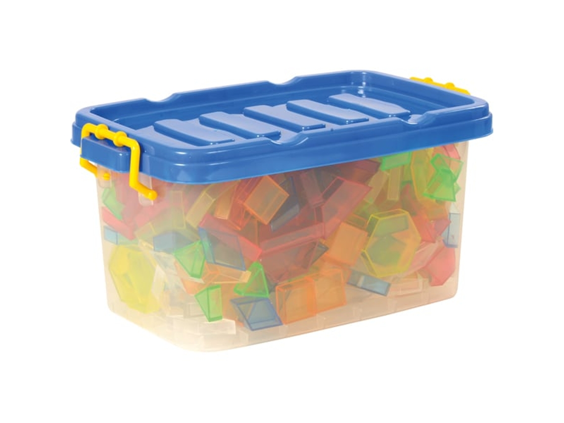 Blocos De Construção Transparentes Eduplay 360 Peças Brinquedos Educativos