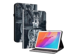 Capa para tablet inteligente em couro pintado com textura de cristal Webake