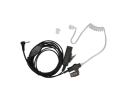 Aetheria fone de Ouvido Tubo Acústico 2.5mm Pino Único Ptt para Walkie Talkie Motorola Talkabout com Clip de Aço Preto 1pc