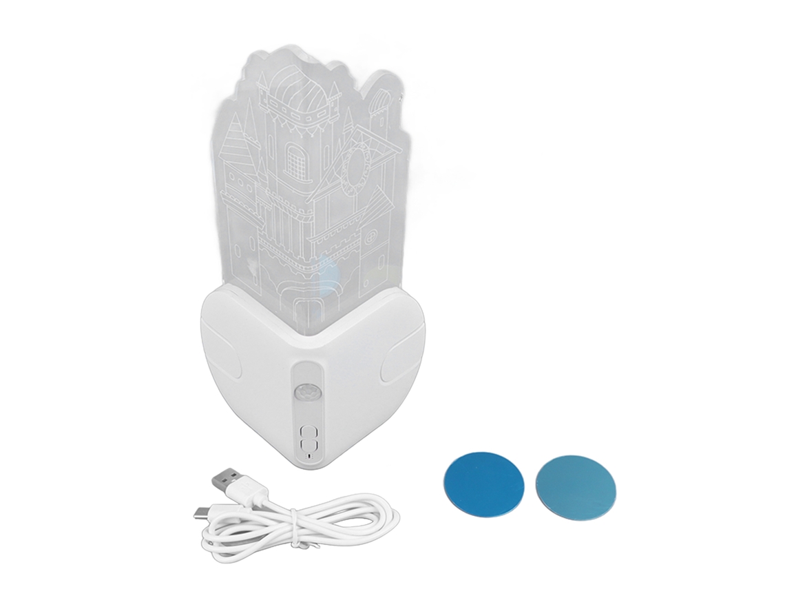 Lanterna de Castelo Sensor de Movimento Usb Carregável | S/MARCA
