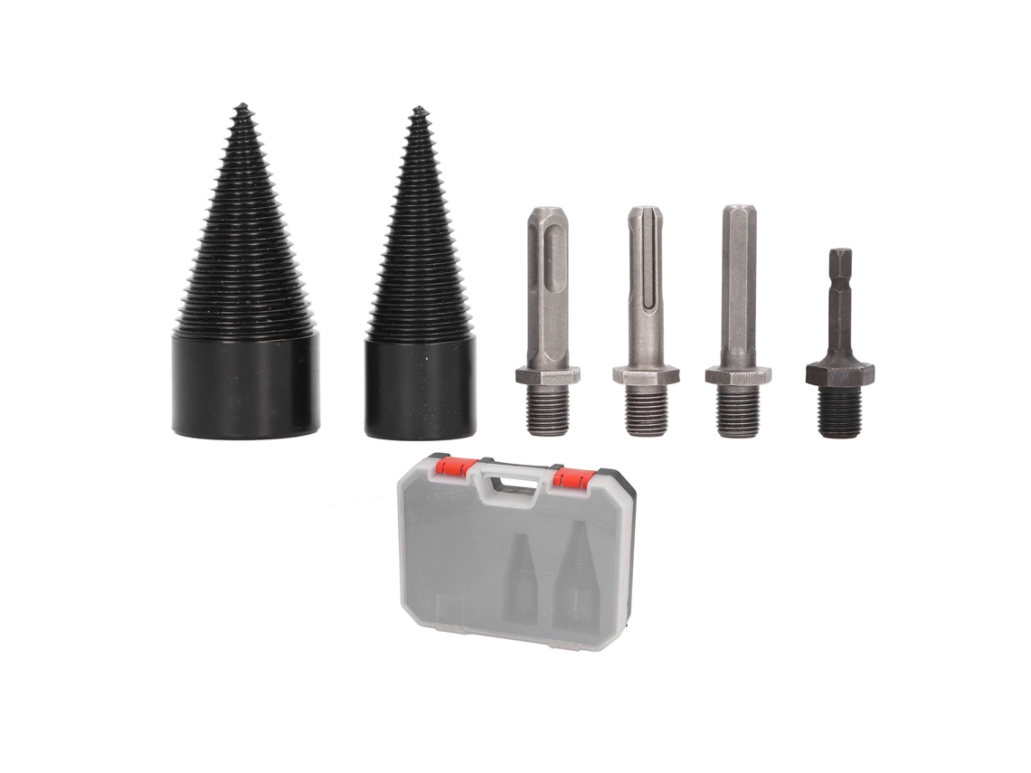 6 Pcs Broca de Quebra Madeira de Aço Carbono 32mm 42mm com 4 Manípulos para Acampamentos e Uso Pesado | S/MARCA