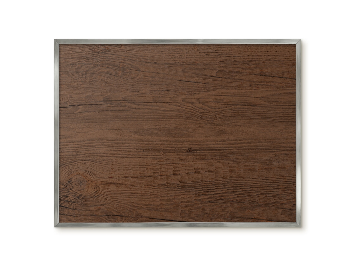 Quadro magnético de parede com textura de madeira para quarto Espelharte (80x60 cm)