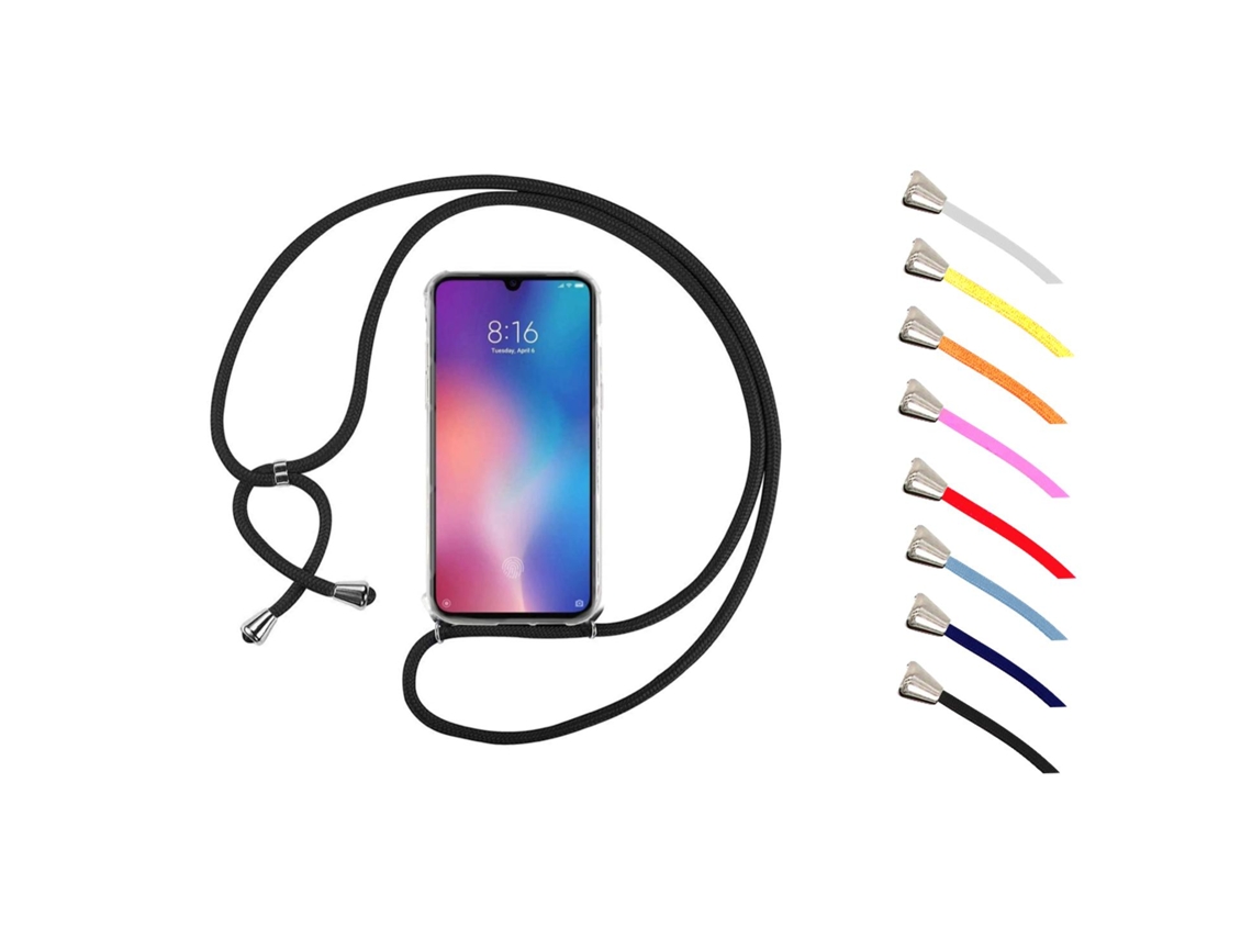 Capa Oppo A94 (5g) Transparente Pingente Anti-choque Cordão Várias Cores Crd Movilearvayotoy