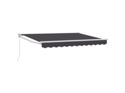 Conjunto 1 Toldo Externo Vidaxl Antracite Poliéster (3,5 X 2 M)