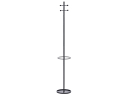 Perchero Beliani Gillam De Acero Negro 30x30x180