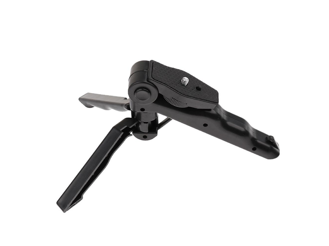 Mini Tripé De Mesa 2 Em 1, Rosca 1/4", Compatível Gopro, 16 Cm, 10 Cm - Elysve