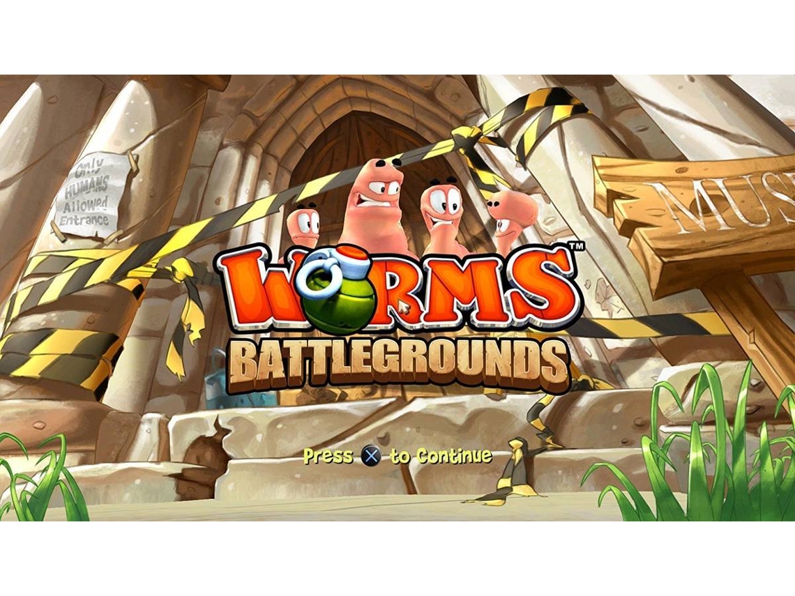 Worms Battlegrounds - Esse Jogo é muito Engraçado - PS4 