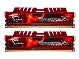 Memória RAM DDR3 G.SKILL Ripjaws X (2 x 4 GB - 1600 MHz - CL 9 - Vermelho)