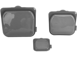 Conjunto De 3 Sacos De Silicone Reutilizáveis Para Lanches, Zíper À Prova De Vazamentos, Ideal Para Sanduíches, Crianças E Adultos