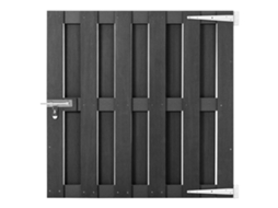 Portã£o De Jardim 100x100 Cm Wpc Cinzento DKD HOME DECOR