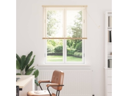 Vidaxl Cortina Veneziana Marrom Claro Com Padrão 150 X 70 Cm 25 Mm Pvc