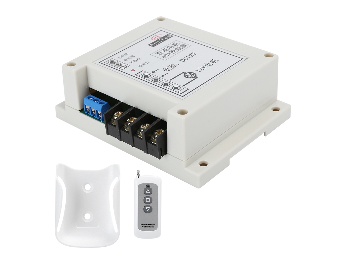 Interruptor De Controle Remoto Transmissor Receptor Relé 433mhz Dc12v Para Motor De Alta Potência