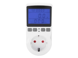 Laxiscreed Tomada De Medição De Energia Com Retroiluminação Azul E Alarme De Consumo