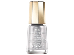 Esmalte Mini Glitter para Unhas 5 Ml Cor: 996 Cyber Silver MAVALA