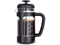 Cafeteira Francesa De 350ml Para Café E Chá, Com Vidro Borossilicato Alça Ergonômica.
