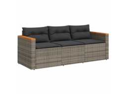 Garden Sofa, Garden Sofas Vidaxl Cinzeto Rattan / Vime (n/a)
