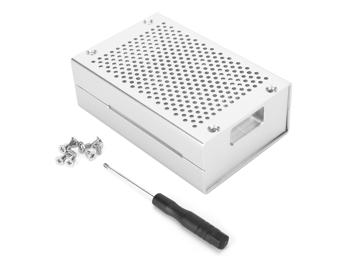 Carcaça Alumínio Dissipação de Calor para Raspberry Pi 3b | S/MARCA