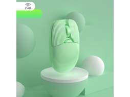 Rato Yizhood Computador Sem Fio Do Jogador Das Chaves 2.4ghz Do Jogo 6 Para O Escritório Do Jogo Verde