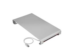Suporte De Liga De Alumínio, Eleva O Computador, Hub Usb De 4 Portas