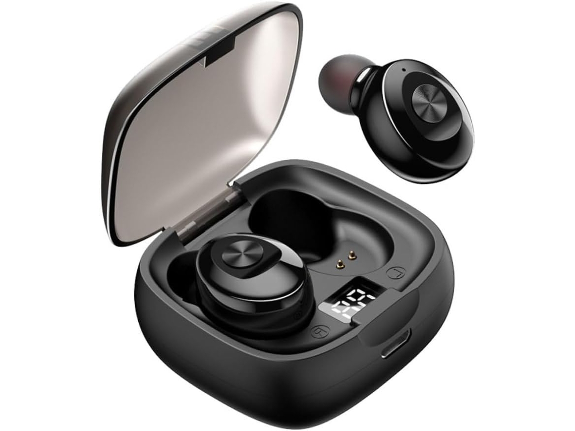 Fones De Sem Fio Xawy Xg8 True Com 5.0, Visor Estojo E Função Preto