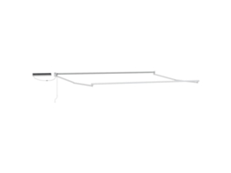 Conjunto 1 Toldo Externo Vidaxl Branco Alumínio (4 × 3 M)