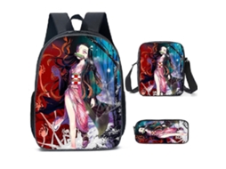 Conjunto Escolar 3 Peças Com Mochila, Estojo E Bolsa De Ombro
