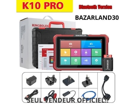 Bazarland30.kingbolen K10 Pro Scanner Obd2 Codificação Ecu 40 Serviços Canfd Fca Todos Os Sistemas Ferramenta De Diagnóstico Testador Ativo
