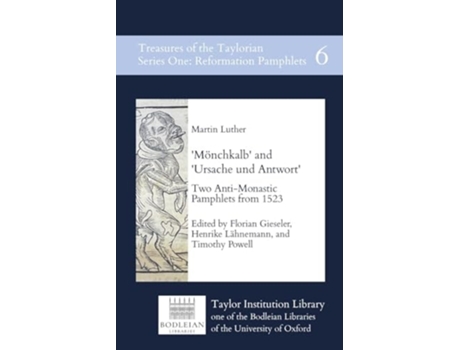 Livro Mönchkalb and Ursache und Antwort de Martin Luther (Inglês)