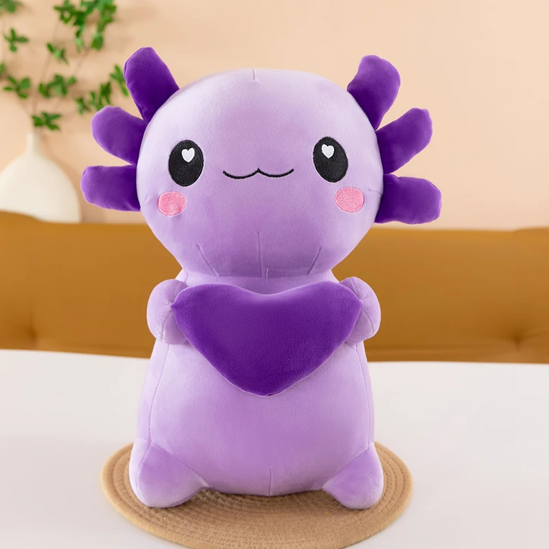 (roxo, 30cm) Axolote De Pelúcia