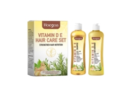 Kit LAXISCREED de Cuidado com Cabelo Hoegoa Alecrim Shampoo e Condicionador para Volume