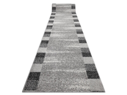 Passadeira Silver Etna Moldura Areia Cinzento 80Cm