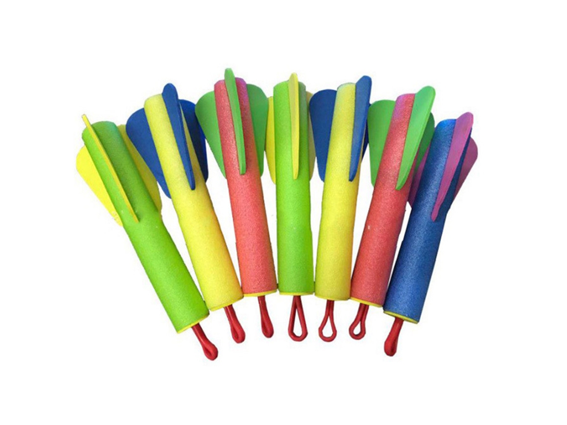 Primerox 4 Pcs Foguetes de Espuma Cor Aleatória Brinquedos Verão Praia Festa Crianças