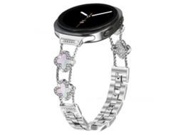 Bracelete Feminino Para Samsung Galaxy Watch 9 (40/44 Mm) Elegante E Durável Luzes Estelares