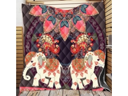 Colcha Acolchoada Fansu Capa de Cama Cobertor para Ar Condicionado Edredom Conjunto Estampada Sofá com Criança