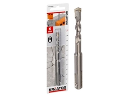Broca SDS Ø 5x160mm - KREATOR - Brocas com ponta de metal duro - Canal profundo - Haste SDS