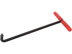 Gancho De Haste Garneck Heavy Duty Com Tampa Em T Bueiros Reforçados E Resistentes À Ferrugem, Preto, Uso Em