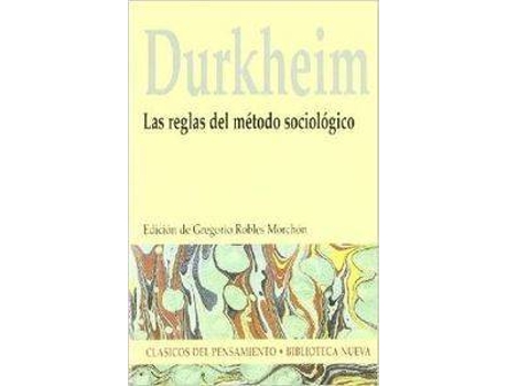 Livro Reglas Del Metodo Sociologico