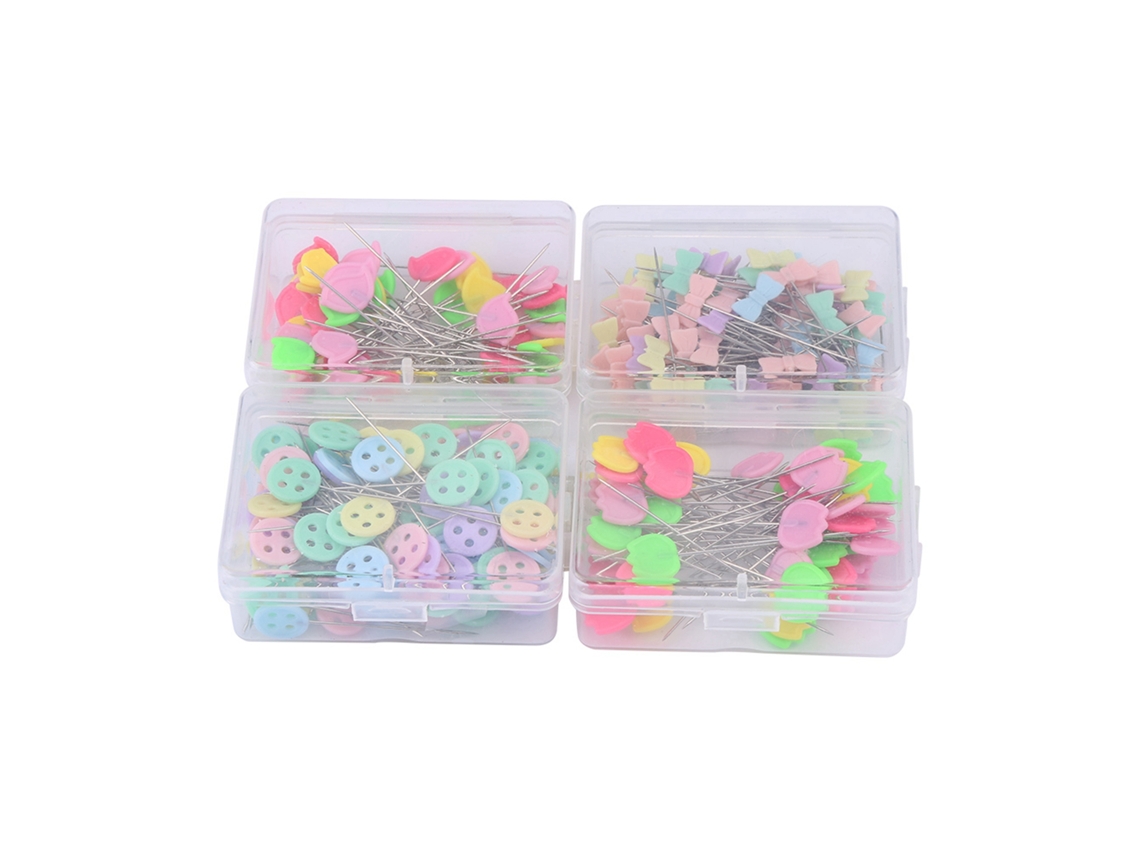 Alfinetes Cabeça Flor Diy Costura 300un