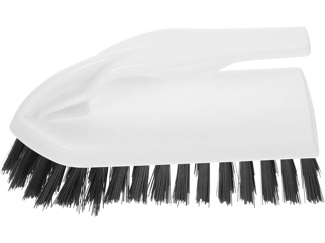 Escova De Limpeza Multifuncional, Design Leve, Cerdas De Plástico Branco.