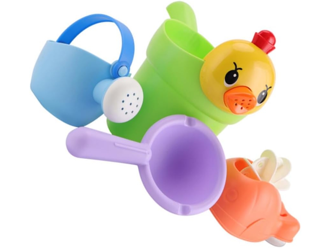 Brinquedos de Banho para Meninos e Meninas Escavadeira, Frasco de Shampoo para Chuveiro, CHABERLU