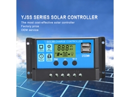 Controlador De Carga Solar 30a 12v/24v Identificação Automática Parâmetros Pwm Display Lcd Ajustável Controlador Solar Porta Usb Dupla Controlador De