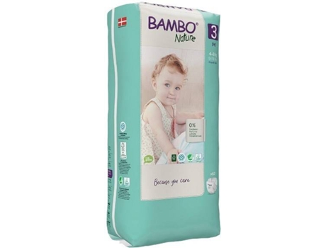 Fralda ABENA Bambo Tall Pack Tamanho 3 (52 Un)