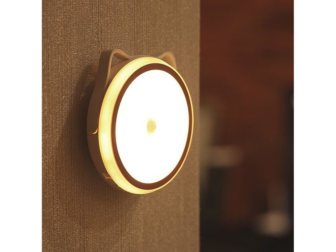 Nova Line luz Noturna Infantil Led com Sensor de Movimento e Luz, Recarregável Usb para Quarto, Banheiro, Corredor
