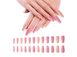 Unhas De Balé De 24 Peças Unhas Postiças Foscas Série De Unhas Acrílicas De Cobertura Total Aprimoramento De Unhas Vestíveis Estilo1 ZMDECQNA