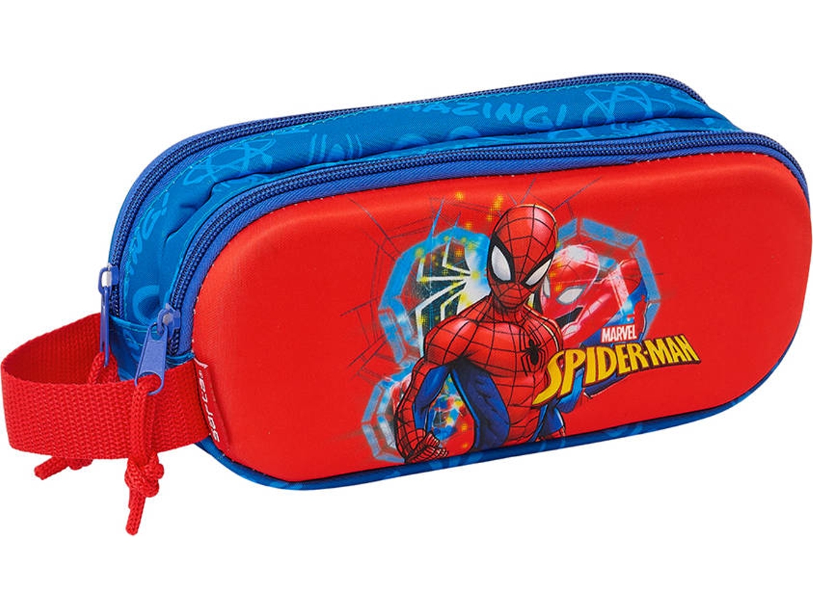 Estojo Duplo 3D SPIDER-MAN Vermelho