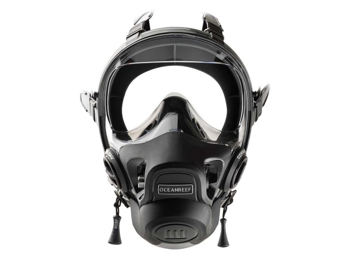 Máscara Facial Neptune Iii Basic Preto M-Locean Reef