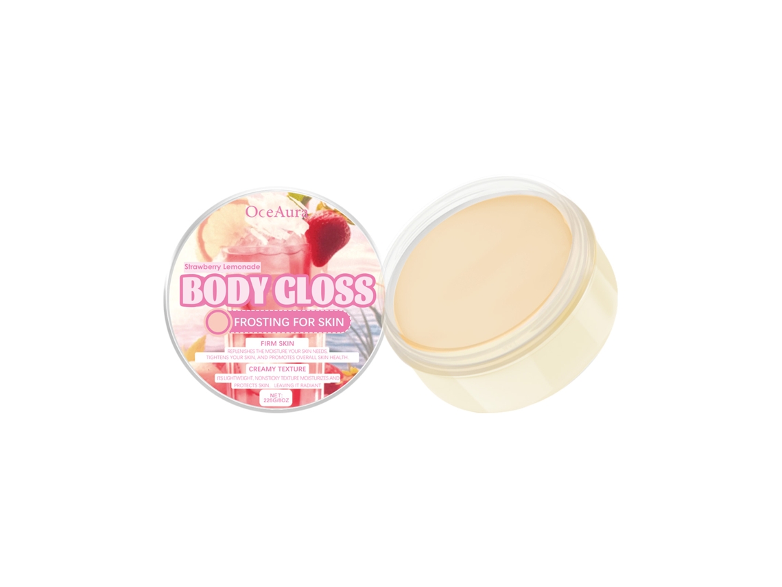 Creme Corporal Oceaura Morango Limão Hidrata Seca