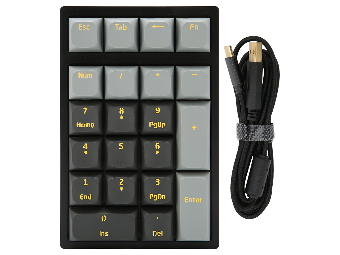 Teclado Numérico Mecânico LAXISCREED (21 Teclas, USB, RGB)